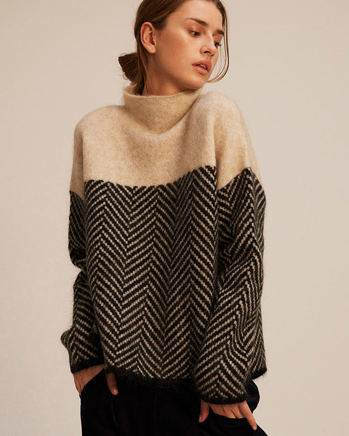 Alice™| Maglione dolcevita in cotone